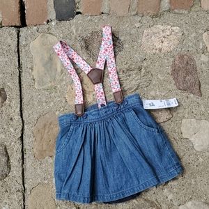 NEW BABY B'GOSH BIB SKIRT